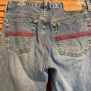 Vintage Y2K Abercrombie & Fitch women’s size 6 bootcut jeans Stripe back pockets